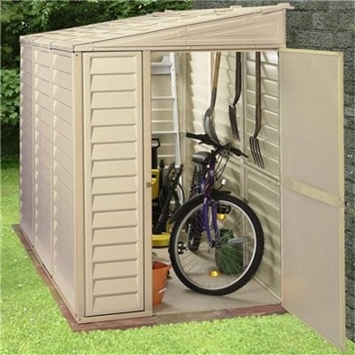 Saffron 4x8 Vinyl Lean To Shed