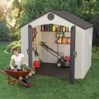 Lifetime 8x7.5 Heavy Duty Plastic Shed - SPECIAL EDITION