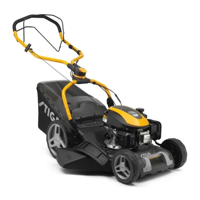 Stiga Combi 748 S 4-in-1 Self-Propelled Petrol Lawnmower - Main Image - Right Facing.