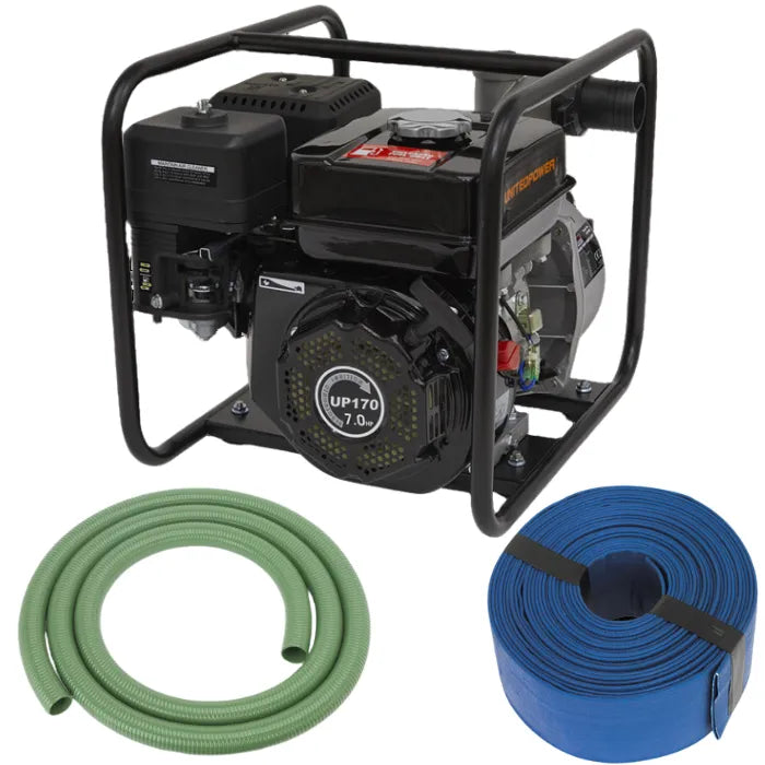Sealey 2" Petrol-Powered High-Lift Emergency Water Pump Kit
