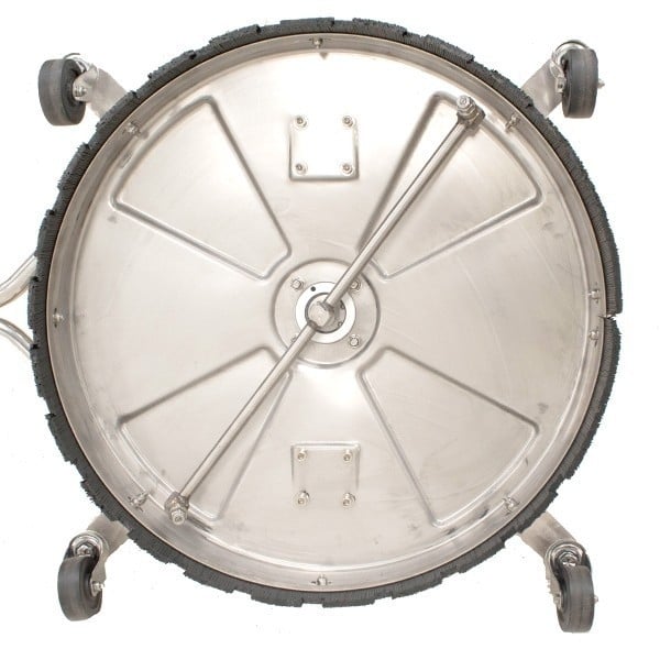 Pressure Flat Surface Cleaner Stainless Steel  BE  Whirl-A-Way 20" Rotary with Castor Wheels  - 85.403.009