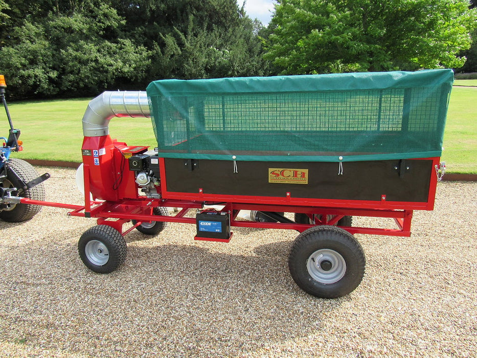 SCH TPSU(1) Hydraulic Trailer-Mounted Leaf-Collection Unit (Single-Pipe Hydraulics)