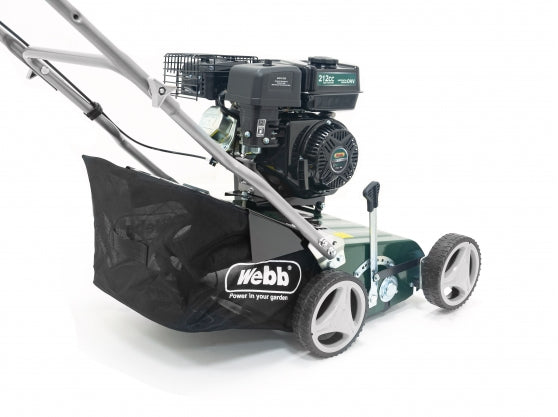 Webb WEPS400 40cm (16″) Petrol Lawn Scarifier & Raker