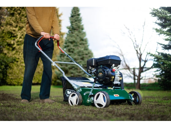 Webb WEPS400 40cm (16″) Petrol Lawn Scarifier & Raker