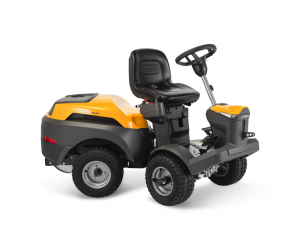 Stiga Park 500 WX 4WD V-Twin Front-Cut Ride-On Lawnmower - Main Image - Right Facing Without Cutter Deck. 