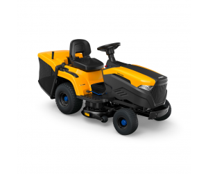 Stiga Estate 584e Battery-Powered Rear-Collect Lawn Tractor with Stepless Electronic Drive