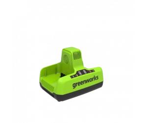 Greenworks 60v Twin-Port Battery Charger | G60X2UC6