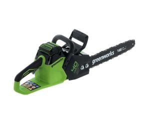 Greenworks GD40CS18K4 40v DigiPro Cordless Chainsaw – 40cm Guide Bar (Inc. 4Ah Battery & Charger)