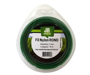 Nylon Round Trimmer-Line -Replacement Strimmer Line -  2mm x 15m -JR FNY005