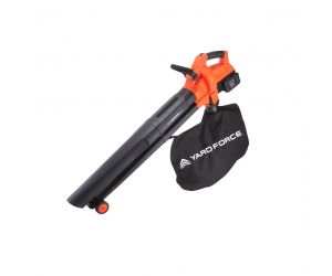 Yard Force LB C20B 2 x 20v Cordless Blower-Vac with Mulching Function (Inc. Batteries & Charger)