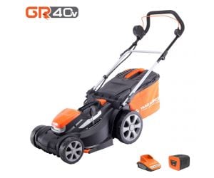 Yard Force LM G37A 40v Cordless 4-Wheel Rear-Roller Lawnmower (Inc. Battery & Charger)
