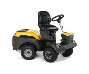 Stiga Park 700 WX 4WD V-Twin Front-Cut Ride-On Lawnmower - Main Image - Right Facing Without Cutter Deck. 