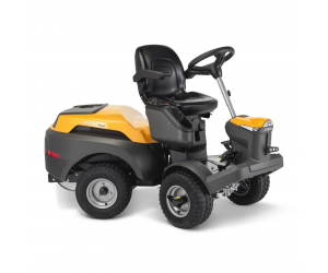 Stiga Park 900 WX 4WD V-Twin Front-Cut Ride-On Lawnmower - Main Image - Right Facing Without Cutter Deck. 