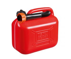 Oleo Mac 5 Litre Red Plastic Jerry Can for Fuel 
