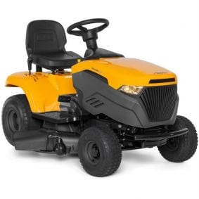 Stiga Tornado 398 M Side-Discharge Lawn Tractor with Manual Drive - Main Image - Right Facing.