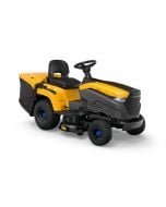 Stiga Estate 798e Battery-Powered Rear-Collect Lawn Tractor with Stepless Electronic Drive - Main Image - Right Facing.