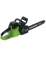 Greenworks GD40CS18K4 40v DigiPro Cordless Chainsaw – 40cm Guide Bar (Inc. 4Ah Battery & Charger)