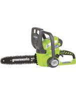 Greenworks G40CS30K2 40v Cordless Chainsaw – 30cm Guide Bar (Inc. 2Ah Battery & Charger)