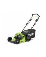 Greenworks GD60LM46SPK4 60v/46cm DigiPro 4-in-1 Self-Propelled Variable-Speed Cordless Lawnmower (Inc. 4Ah Battery & Charger)