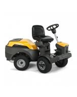 Stiga Park 500 Front-Cut Ride-On Lawnmower - Main Image - Right Facing Without Cutter Deck. 