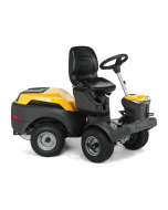 Stiga Park 700 WX 4WD V-Twin Front-Cut Ride-On Lawnmower - Main Image - Right Facing Without Cutter Deck. 