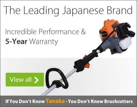 The Leading Japanese Brand - Incredible Performance & 5-Year Warranty - if You Don't Know Tanaka - You Don't Know Brushcutters